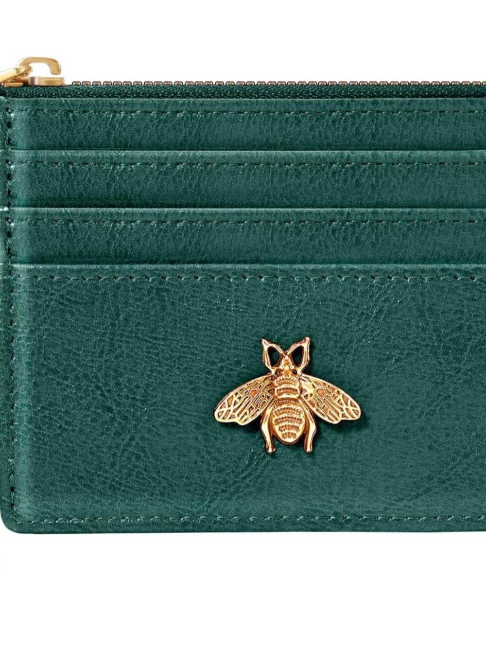 Credit Card Holder Small Keychain Wallet for Women RFID Blocking